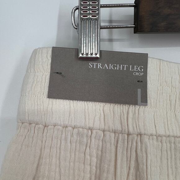 NEW Soft Surroundings Womens Size Large 14/16 Beach Bound Gauze Crop Pants - Picture 9 of 9